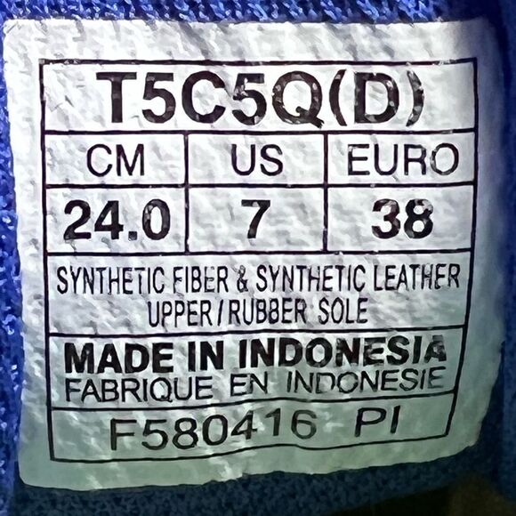 Womens ASICS Gel Excite 3 Blue Running Shoes / Size 7 - Picture 11 of 11